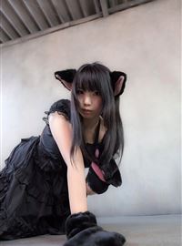 [enako] [enacat black] black silk cat girl(27)